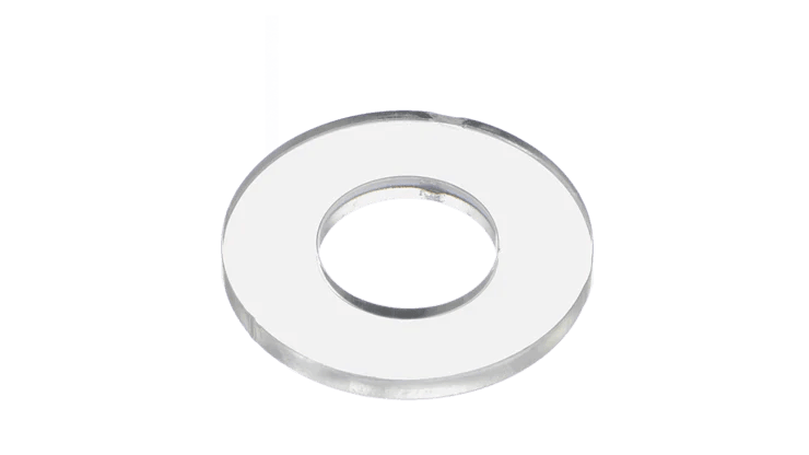 Copper washers for plumbing connections-Polycarbonate Flat Washers - DIN 125 A