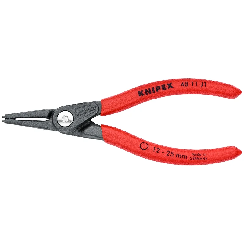 High-strength pliers for automotive repairs-Knipex 48 11 J1 5 1/2" Internal Precision Snap Ring Pliers