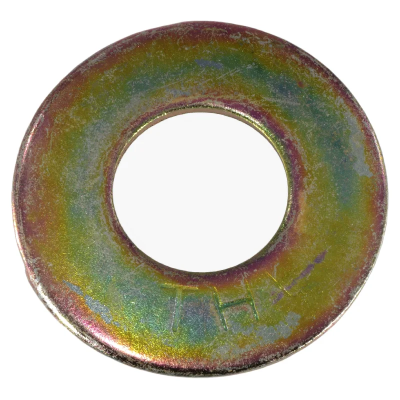 Stainless steel washers for marine repairs-1-1/8" x 1-1/4" x 2-3/4" Zinc Plated Grade 8 Steel USS Flat Washers (5 pcs.)