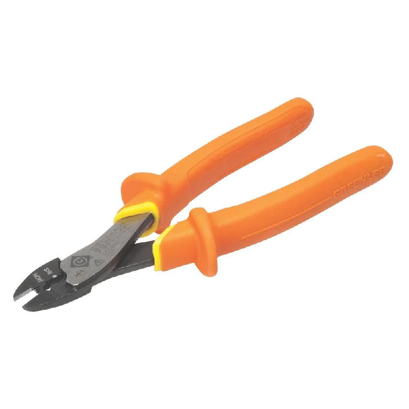 Soft-grip pliers for secure, comfortable handling-Greenlee KP1022-INS Insulated Terminal Crimping Tool