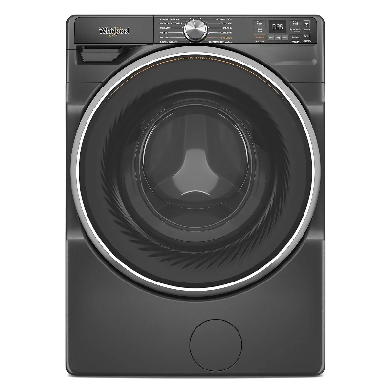 O-ring washers for waterproof sealing-Whirlpool Volcano Black Front-Load Washer with FreshFlow™ Vent System (5.2 Cu.Ft.) - WFW5720RU