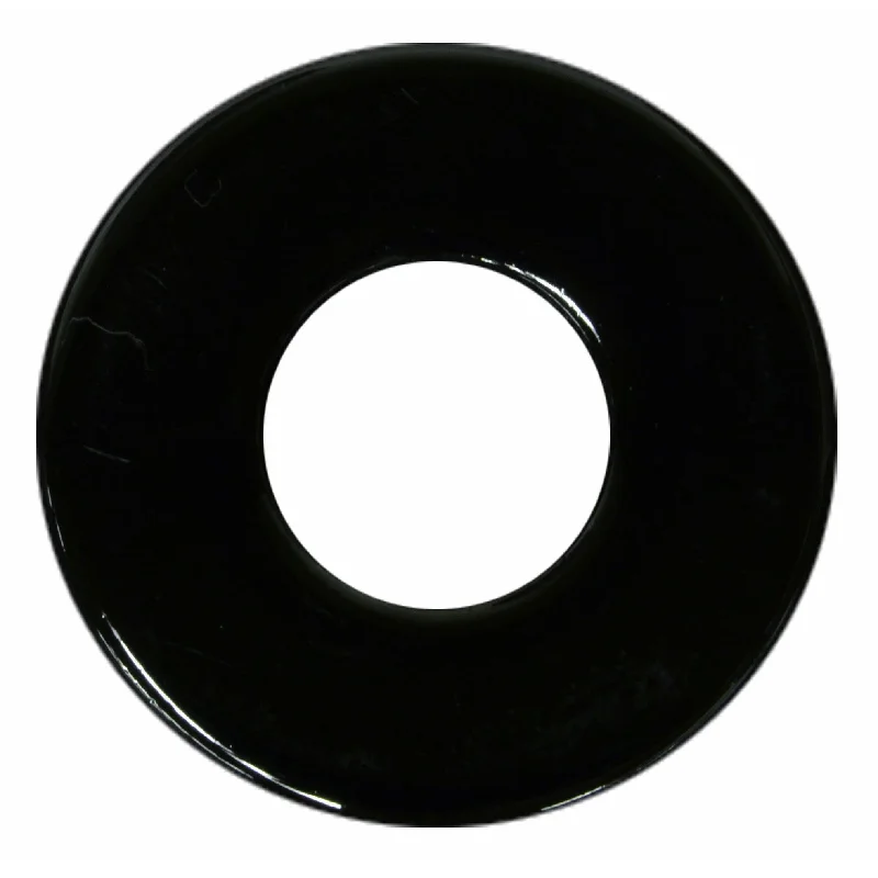 Brass washers for electrical connections-3/8" x 7/16" x 1" Black Chrome Plated Grade 2 Steel USS Flat Washers (8 pcs.)