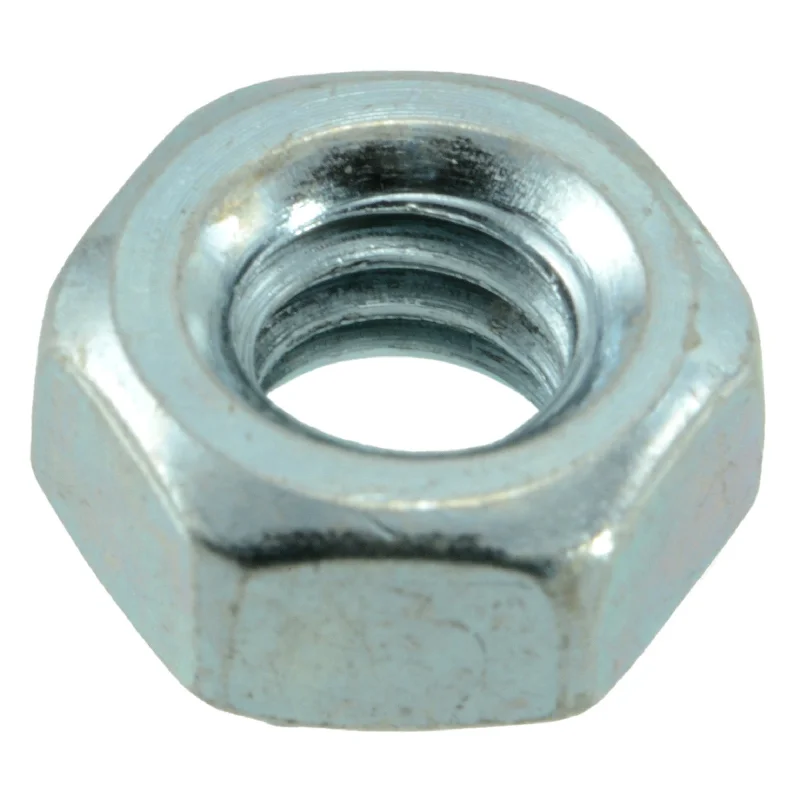 Specialty nuts for electrical equipment-1/4"-20 Zinc Plated Grade 2 Steel Coarse Thread Finished Hex Nuts