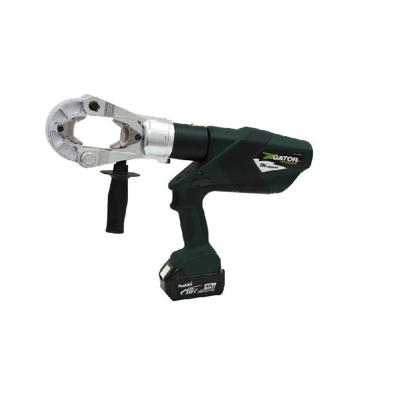 Pliers for cutting and twisting wire in electronics-Greenlee EK1550FLXB 15 Ton Crimper Flip T, Li-Ion, Standard, Base