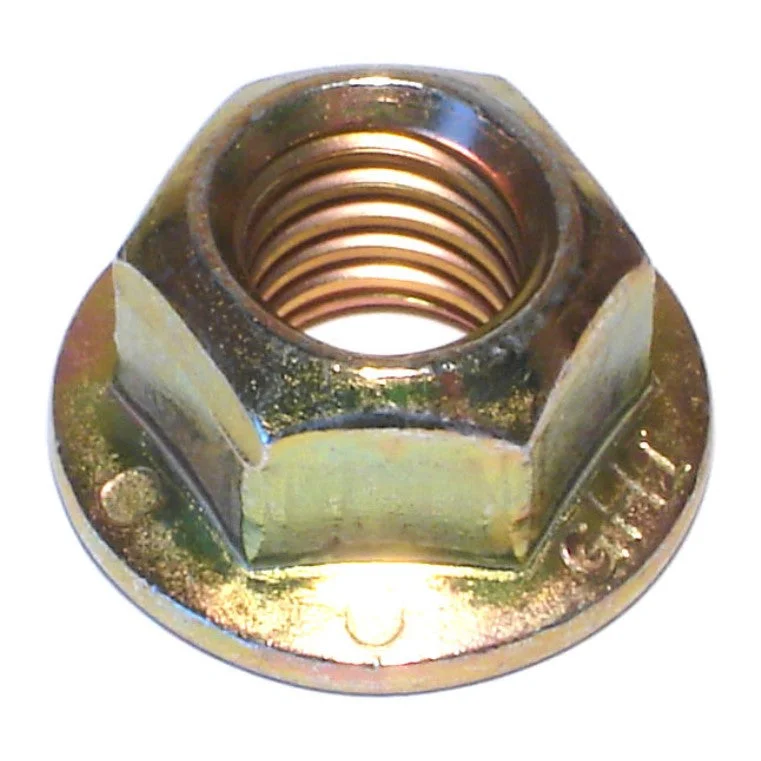 Coupling nuts for pipe and tube connections-1/2"-13 Zinc Plated Grade 8 Steel Coarse Thread Flange Nuts Bolts