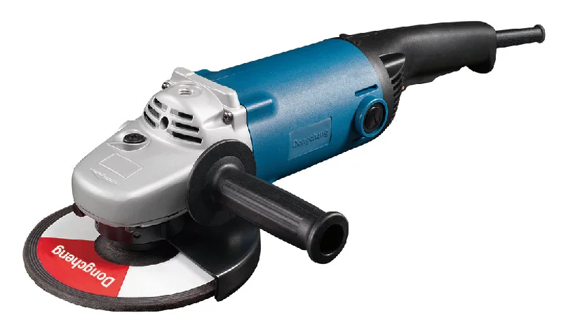 Durable angle grinders for grinding concrete and masonry-DONGCHENG ANGLE GRINDER, 7", 2020W