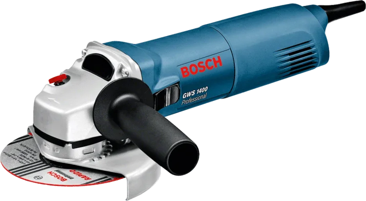 Angle grinders for grinding concrete and stone surfaces-Bosch Angle Grinder, 820W 125 mm, GWS 1400 Professional