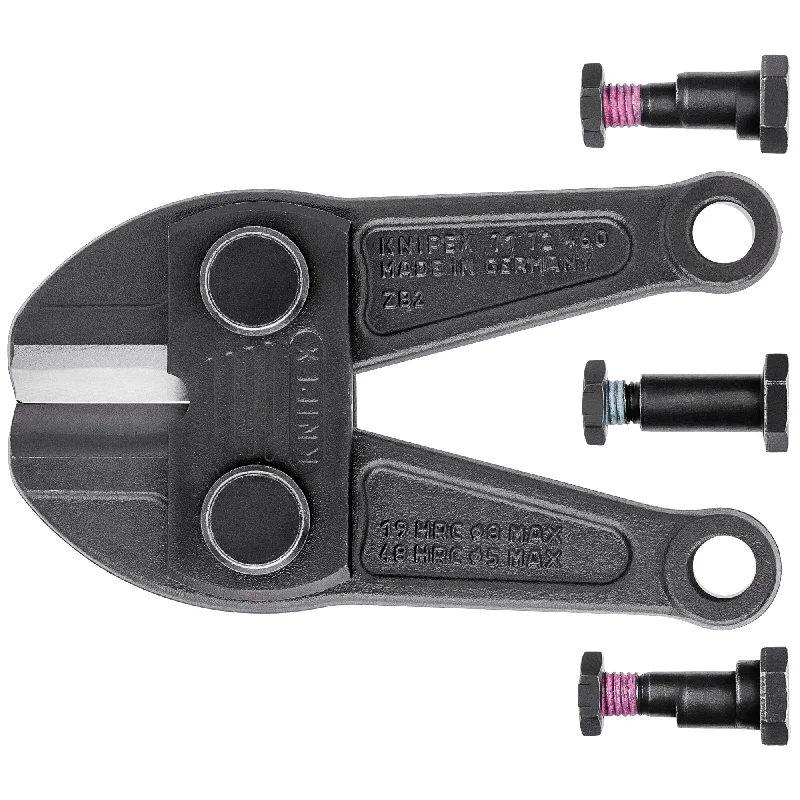 High-leverage pliers for extra gripping power-Knipex 71 79 460 5" Replacement Cutting Head for 71 72 460