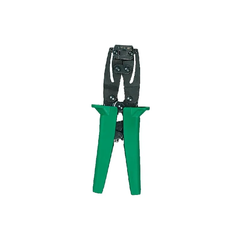 High-leverage pliers for extra gripping power-Greenlee K32GL Trapezoidal Crimper FC26-10