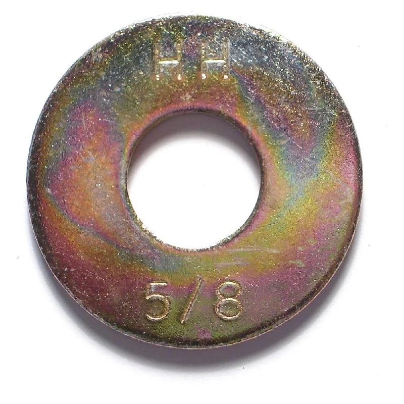 Washers for fastening electrical components-5/8" x 11/16" x 1-3/4" Zinc Plated Grade 8 Steel USS Flat Washers