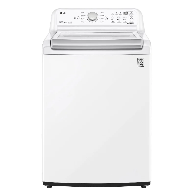 Washers for securing machine components-LG White Top Load Washer with 6Motion™ Technology (5.8 Cu. Ft.) - WT7150CW