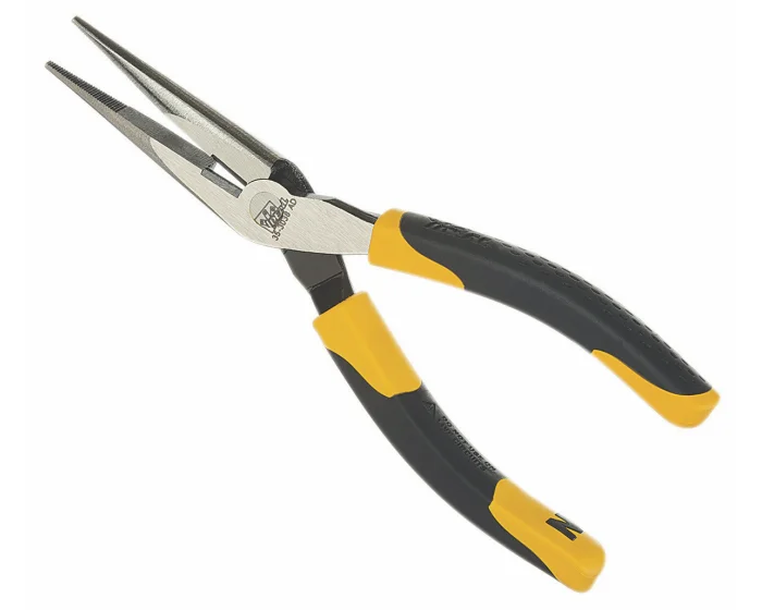 Professional-grade pliers for construction work-Ideal 30-3038 Smart-Grip 8.5 in. Long Nose Plier with Cutter