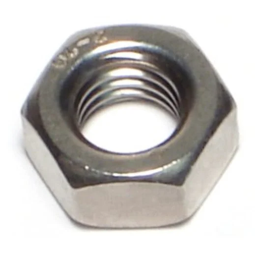 Knurled brass nuts for decorative and functional use-8mm-1.25 A2-70 Stainless Steel Coarse Thread Hex Nuts