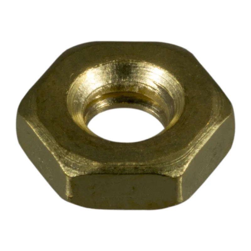 Metric nuts for engineering purposes-#10-24 Brass Coarse Thread Hex Machine Screw Nuts