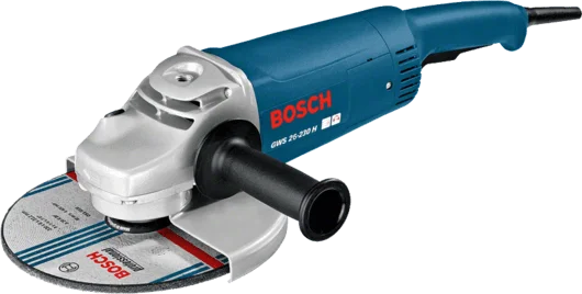 Professional angle grinders for stone and concrete cutting-Bosch Angle Grinder, 9Ì_墉ۡóÁí¢ÌÎ̢í«‰ۢÌÛ_, 230mm, 2600W, C.Limiter, S.Start, Restart Prot.,Vib. Cont.