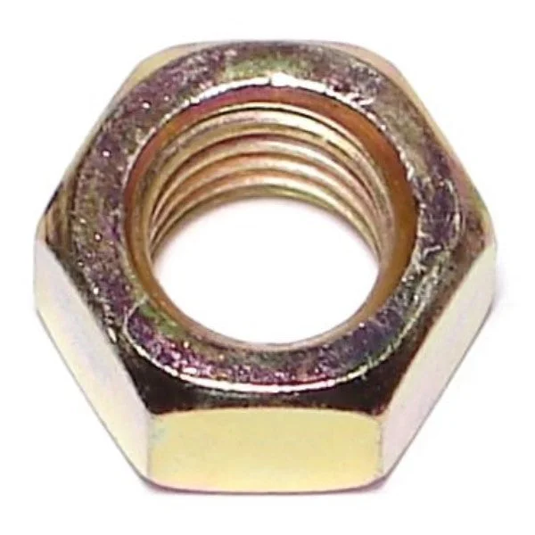 Jam nuts for space-saving installations-1/2"-13 Zinc Plated Grade 8 Steel Coarse Thread Hex Nuts