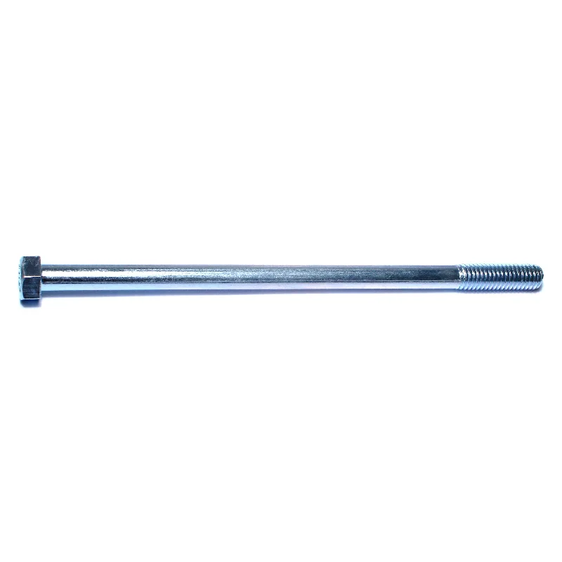 Bolts for fixing metal roofing systems-7/16"-14 x 8" Zinc Plated Grade 2 / A307 Steel Coarse Thread Hex Bolts