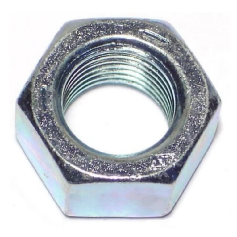 Barrel-style nuts for furniture and fixture assembly-1/2"-13 Zinc Plated Grade 2 Steel Coarse Thread Finished Hex Nuts