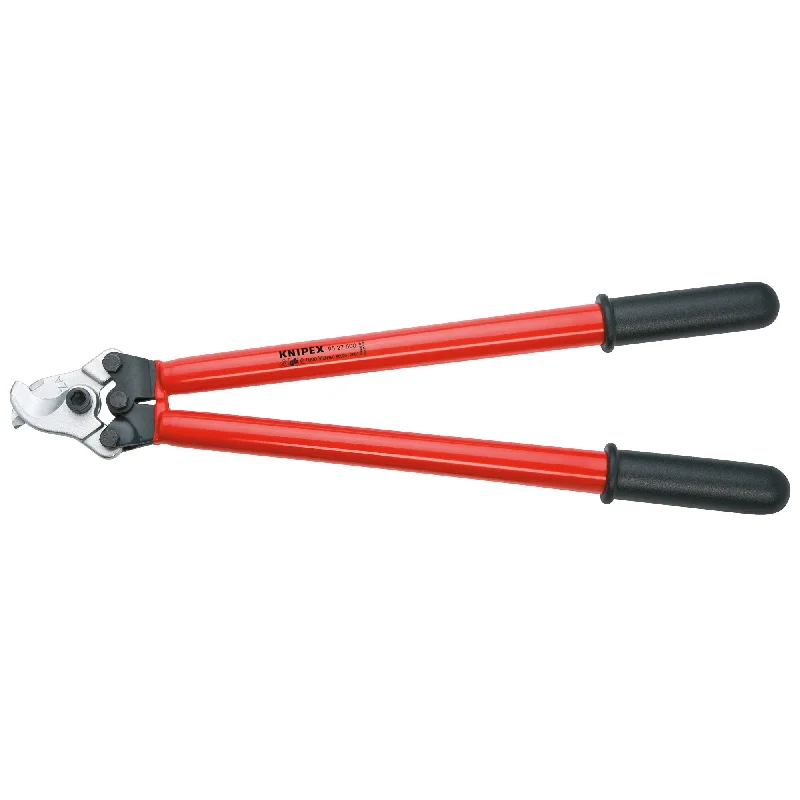 Specialty pliers for HVAC system repairs-Knipex 95 27 600 24" Cable Shears-1000V Insulated