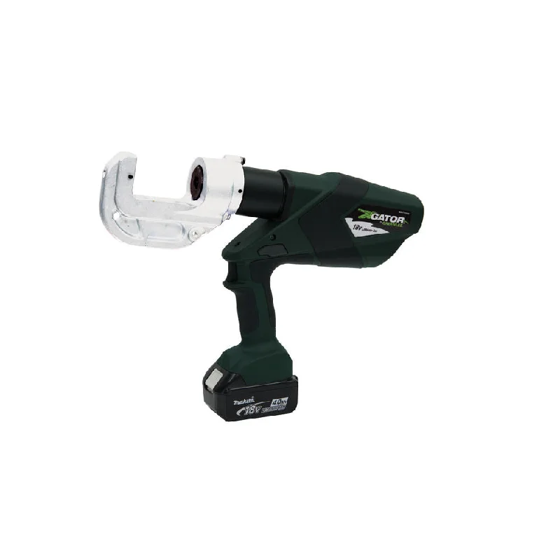 Pliers with built-in wire crimping capabilities-Greenlee EK1240KLX230 12 Ton Crimper Kearney, Li-Ion, Standard, 230V AC