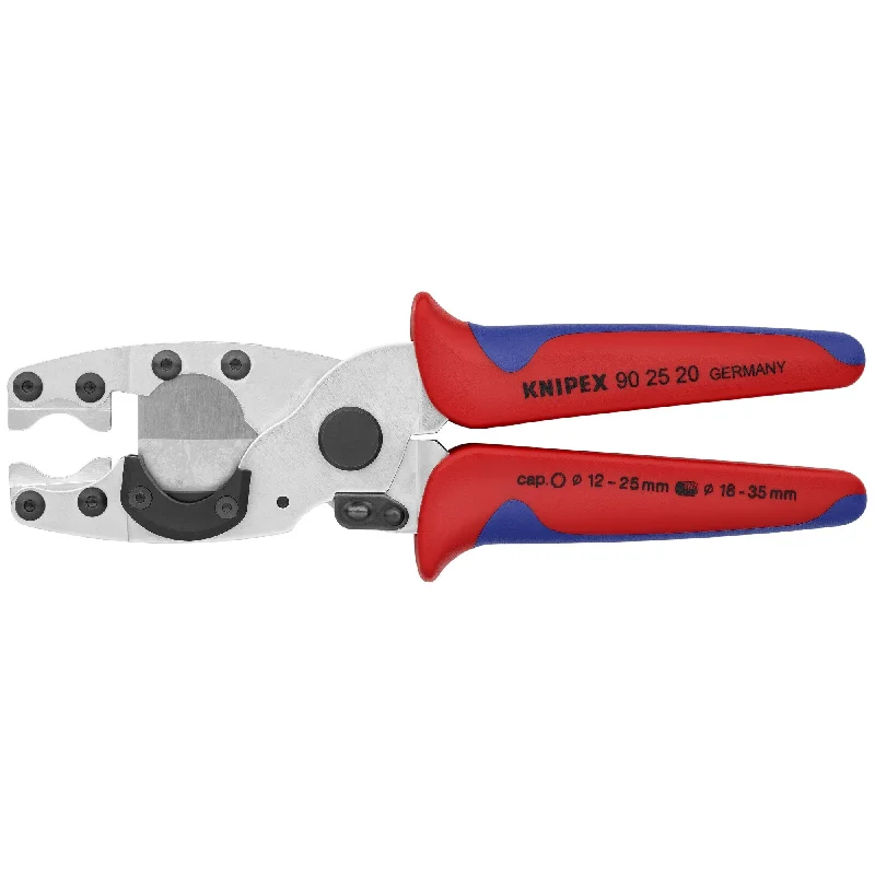 Straight jaw pliers for optimal gripping force-Knipex 90 25 20 8 1/2" PVC Pipe Cutter