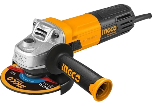 Corded angle grinders for continuous power supply-Ingco Angle grinder 1010W 125mm AG10108