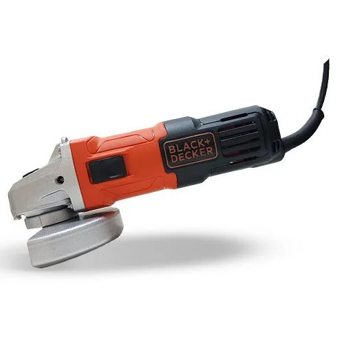 Professional-grade angle grinders for metal and stone cutting-Black & Decker Angle Grinder 4" 650W side switch Handle