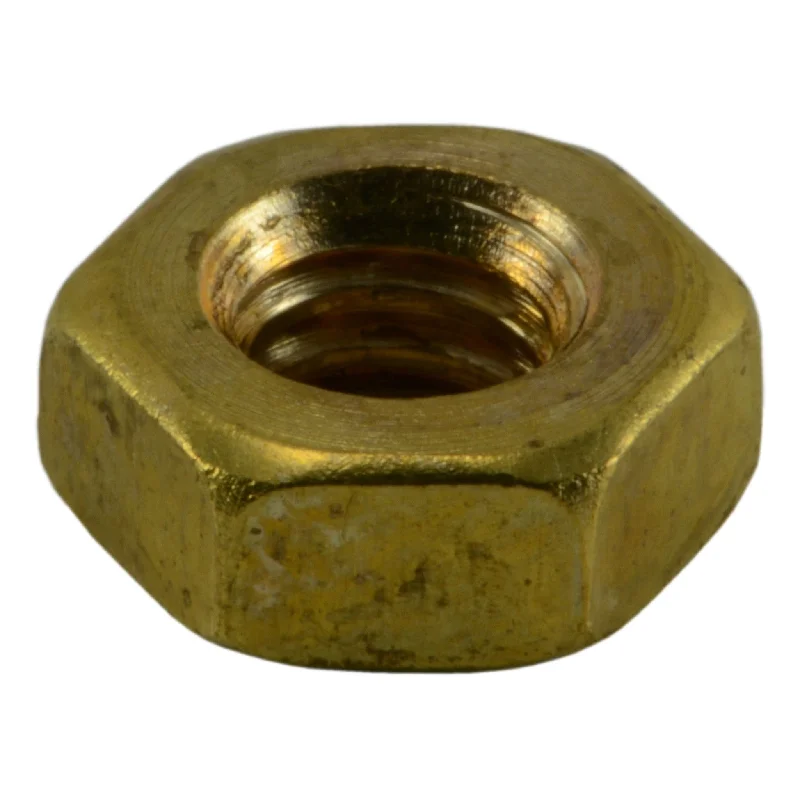 Hex nuts for securing automotive parts-1/4"-20 Brass Coarse Thread Hex Machine Screw Nuts