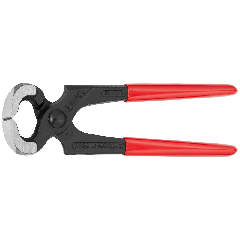 Smooth-grip pliers for non-marring work on soft materials-Knipex 50 01 160 6 1/4" Carpenters' End Cutting Pliers