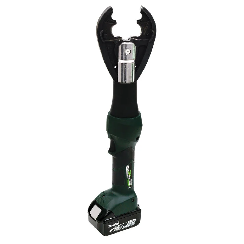 Pliers with wire-cutting features for efficiency-Greenlee EK425LXD22 6 Ton Crimper, Li-Ion, Standard, CJD3, 230V