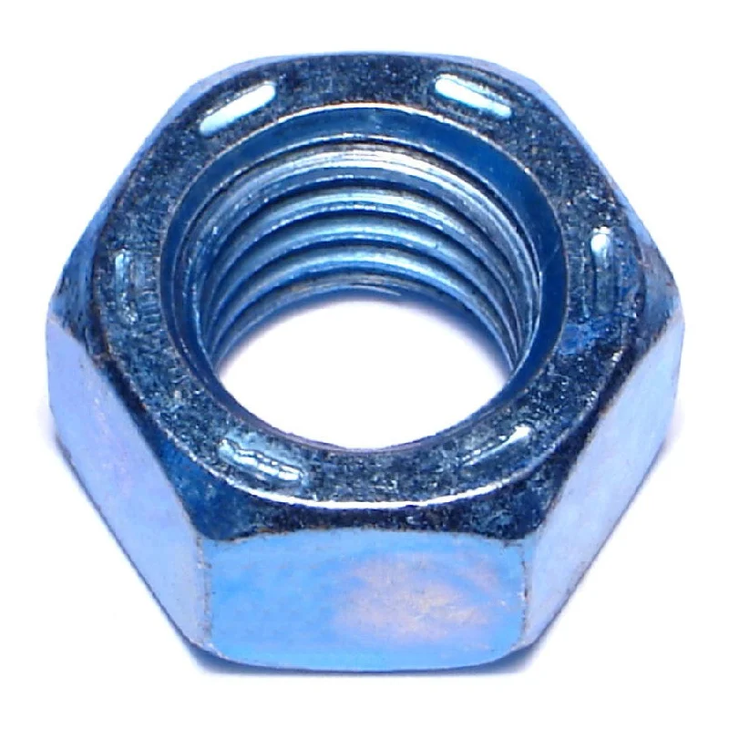 Elastic stop nuts for high-vibration resistance-5/8"-11 Zinc Plated Grade 8 Steel Blue Rinsed Coarse Thread Hex Nuts (71 pcs.)