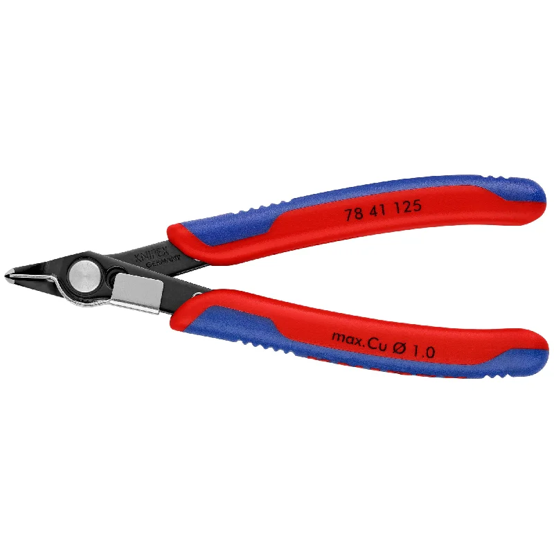 Compact locking pliers for secure, hands-free operation-Knipex 78 41 125 5" Electronics Super Knips®