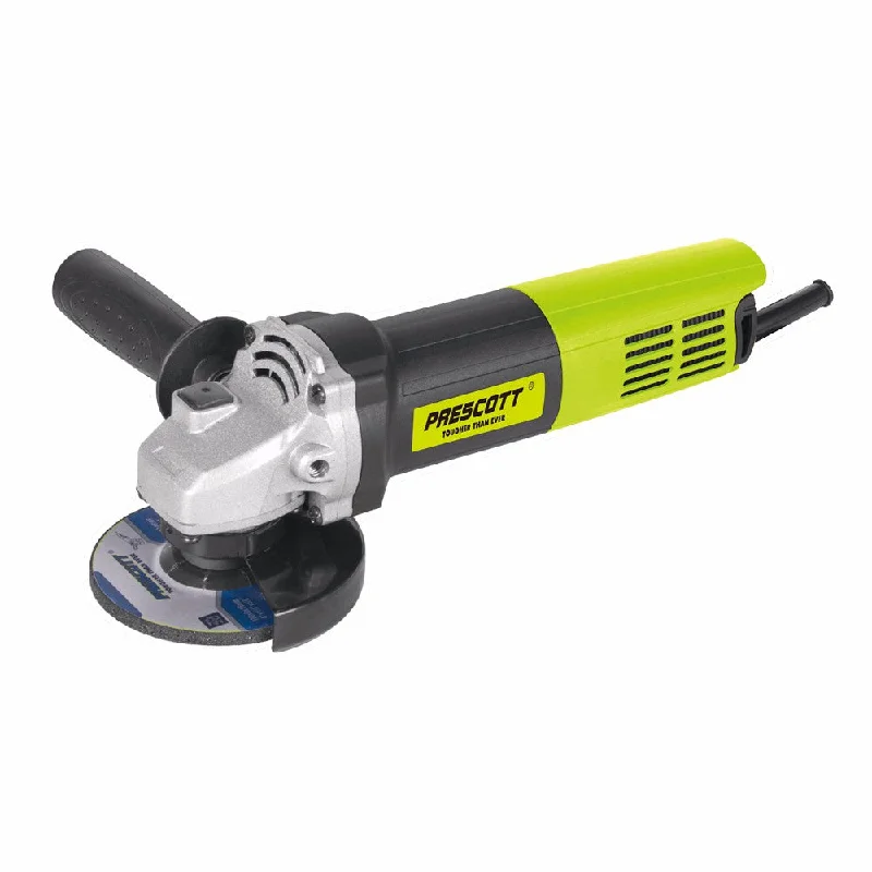 Angle grinders with speed control for different material types-Prescott 4" ANGLE GRINDER WITH FILTER HEAVY 750W PT0310014