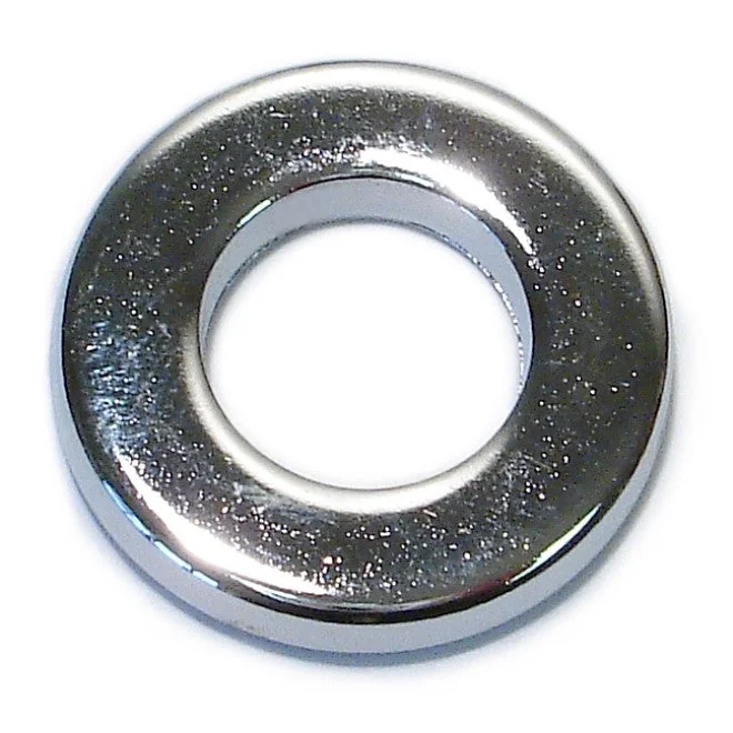 Hexagonal washers for mechanical fastening-3/8" x 13/32" x 13/16"" Chrome Grade 2 SAE Extra Thick Washers (10 pcs.)