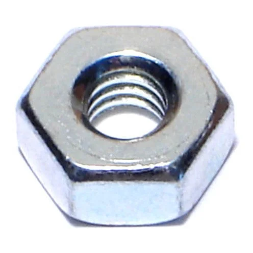 Self-locking nuts for electronic assembly-1/4"-20 Zinc Plated Grade 2 Steel Coarse Thread Heavy Hex Nuts