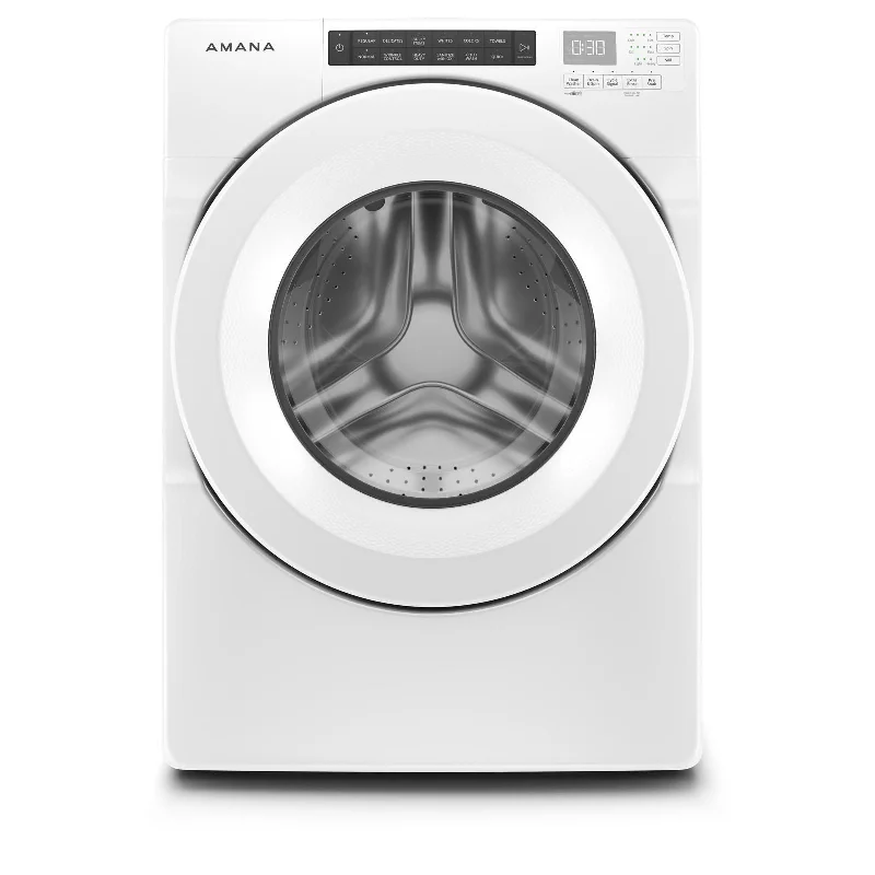 Washers for preventing loosening in bolts-Amana White Front Load Washer (5.0 Cu.Ft.) - NFW5800HW