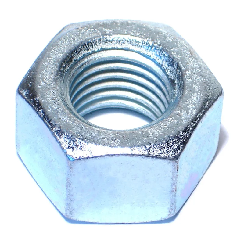 High-tensile nuts for stress-resistant fastening-1"-8 Zinc Plated Grade 5 Steel Coarse Thread Heavy Hex Nuts