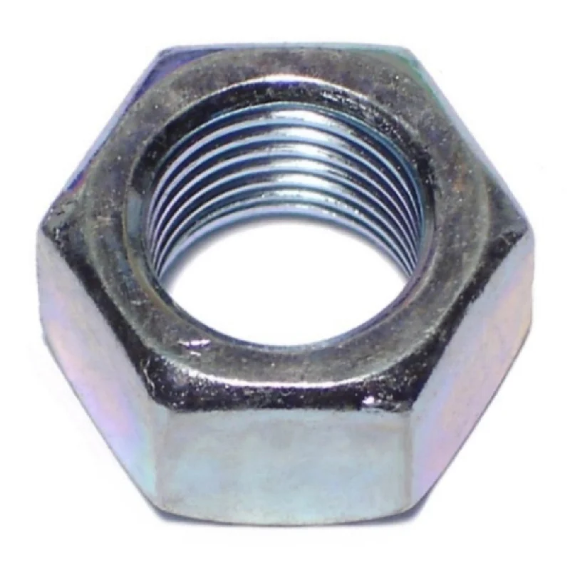 Non-slip nuts for secure fittings-1/2"-20 Zinc Plated Grade 2 Steel Fine Thread Finished Hex Nuts