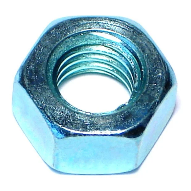 Low-profile nuts for compact spaces-7/16"-14 Green Rinsed Zinc Grade 5 Hex Nuts (375 pcs.)