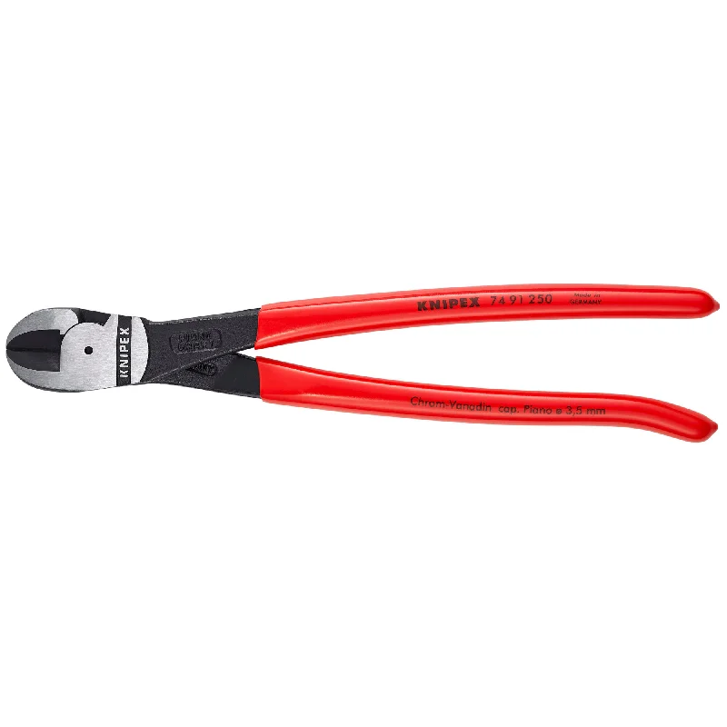 Locking pliers for a secure grip-Knipex 74 91 250 10" High Leverage Center Cutters