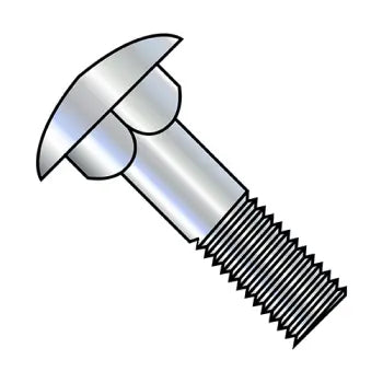 Bolts for timber frame construction-JFAST 31144C - 5/16-18X9  Carriage Bolt Partially Threaded 6" Thread Under Sized Body Zinc, Case Quantity: 
100