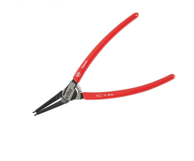 Pliers for wire stripping and cutting tasks-Wiha Tools 32689 Straight External Retaining Ring Pliers