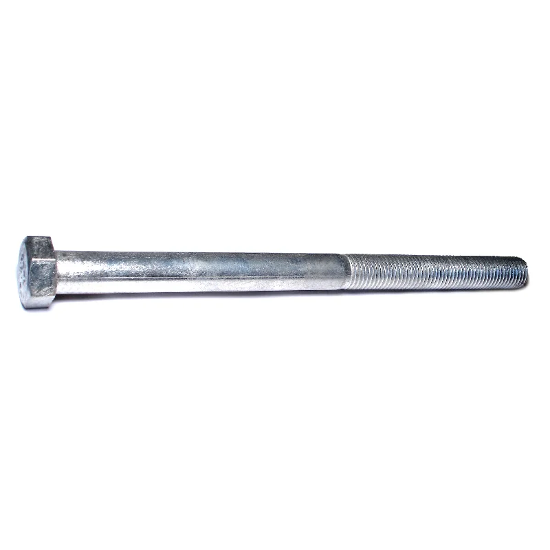 Hex head bolts for secure fastening-1"-8 x 14" Zinc Plated Grade 2 / A307 Steel Coarse Thread Hex Bolts