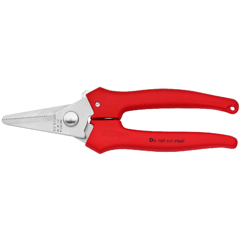 Heavy-duty pliers for mechanics and auto repair shops-Knipex 95 05 140 5 1/2" Combination Shears