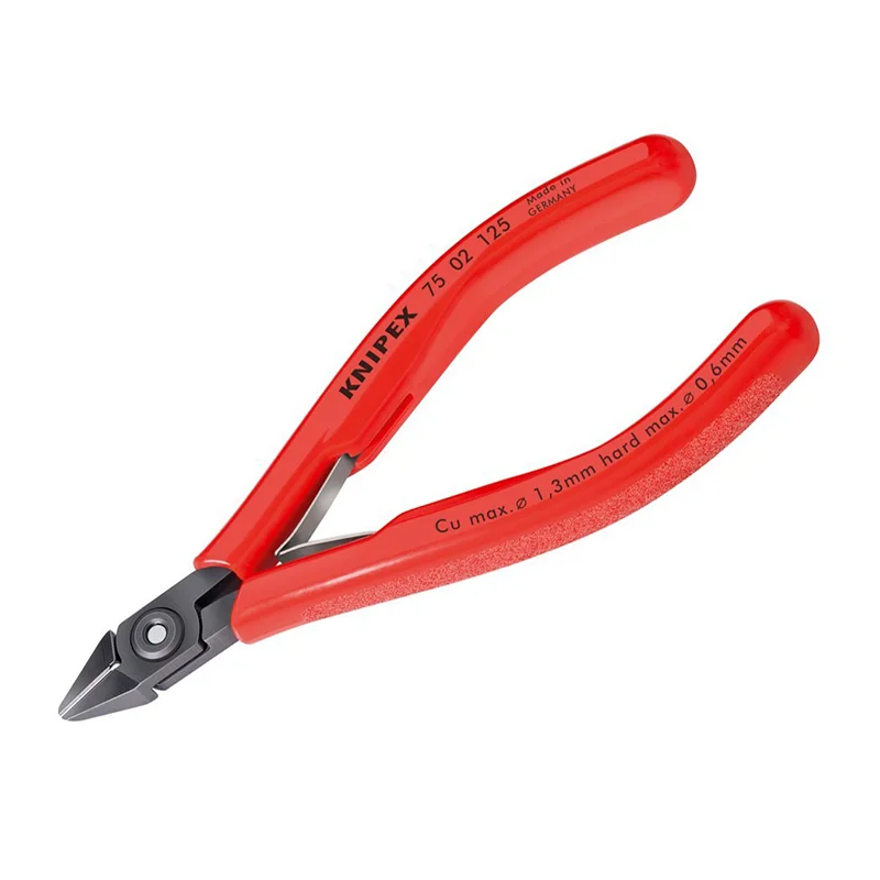 Multi-tool pliers for a wide range of tasks-KNIPEX 75 02 125 SB Electronics Diagonal Cutters