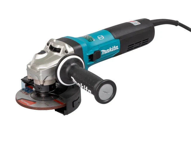 Angle grinders with safety lock for accidental start prevention-Makita GA5091 Slide Switch Angle Grinder 1900W 110V