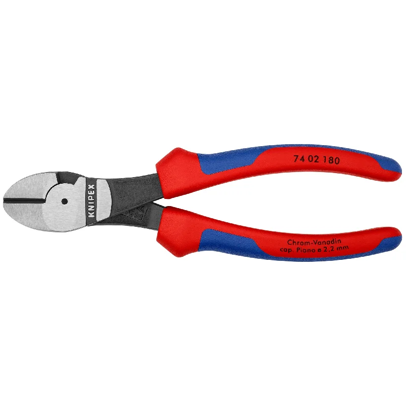 Multi-functional pliers for carpentry and woodworking-Knipex 74 02 180 7 1/4" High Leverage Diagonal Cutters