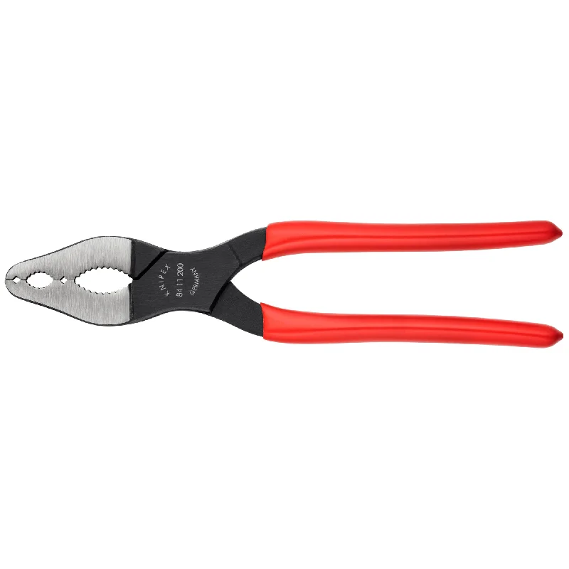 Pliers with padded handles for comfort and control-Knipex 84 11 200 8" Cycle Pliers