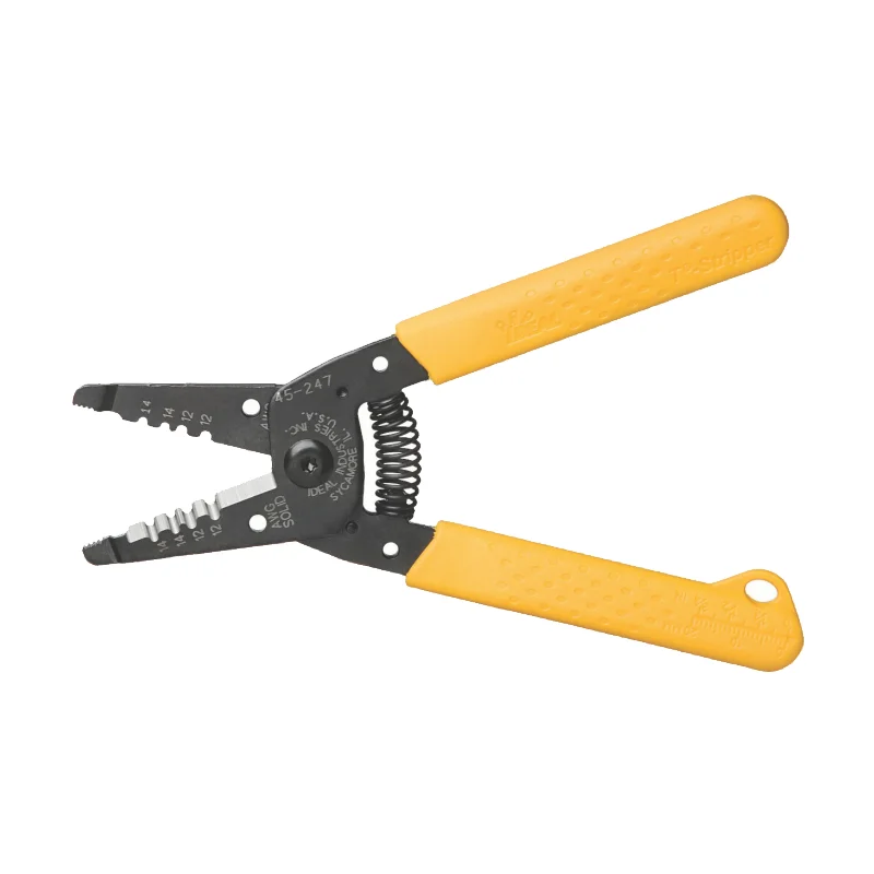 Angle grinders for polishing concrete floors-Industrial-grade wire cutters for commercial use-Ideal 45-777 7-in-1 Wire Stripper