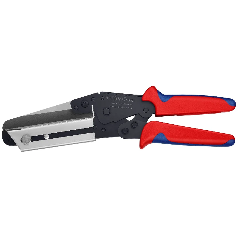 Adjustable pliers for versatile household repairs-Knipex 95 02 21 11" Vinyl Shears for Cable Ducts